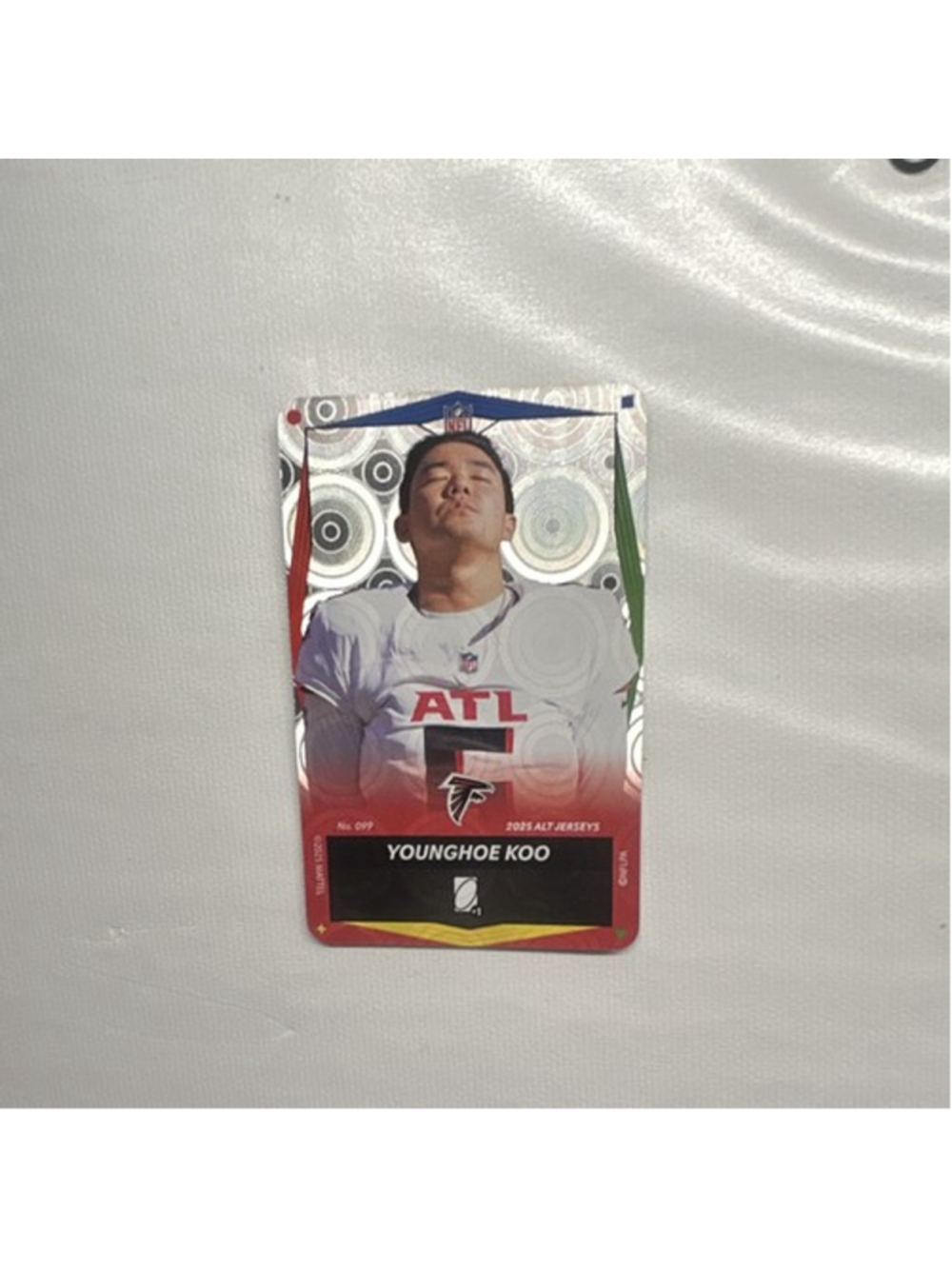 Mattel Uno Elite 2025 Alt Jerseys Younghoe Koo Atlanta Falcons Card #099
